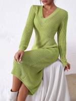  V neck Short Women Knitwear 8958