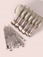   Champagne Makeup Brushes 3115