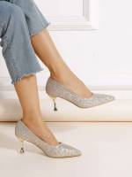  Glitter Plain Women Shoes 457