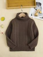  High Neck Casual Long Sleeve Toddler Boys Clothing 2306