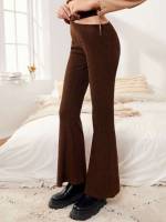  Cut Out Elegant Regular Fit Women Bottoms 2787