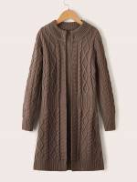 Coffee Brown Plain Long Kids Clothing 7171