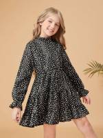 Leopard Coffee Brown Regular Fit Cute Kids Clothing 9368