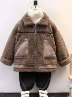  Coffee Brown Casual Regular Fit Kids Clothing 932