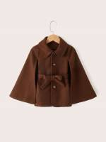  Oversized Coffee Brown Kids Clothing 1140