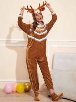   Coffee Brown Cosplay Costumes 2357