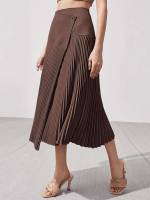  Pleated Long Women Clothing 8841