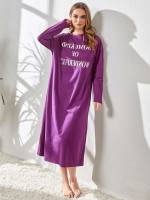  Casual Long Sleeve Women Sleep  Lounge 8795