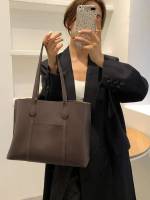 Coffee Brown  Women Tote Bags 5850