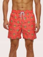  Drawstring Vacation Men Beach Shorts 2757