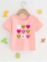  Regular Short Sleeve Regular Fit Toddler Girls Clothing 5677