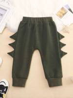 Plain Dark Green Patched Baby  Mom 8658