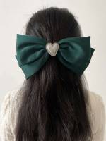  Bow Plain Hair Clips 7035