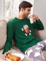  Long Sleeve Cartoon Men Underwear  Loungewear 6296