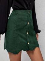 Dark Green Casual  Women Clothing 4856