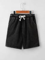  Plain Drawstring Boys Shorts 3521