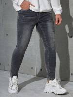 Skinny  Button Men Jeans 45