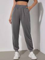  Long Dark Grey Women Activewear 4432