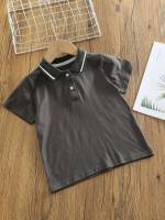  Casual Polo Plain Kids Clothing 1141