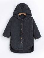  Patched Dark Grey Regular Fit Kids Clothing 1588