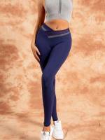  Contrast Mesh Dark Grey Women Sports Leggings 6535