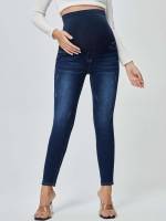 Plain  Maternity Denim 7495