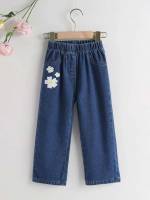  Long Pocket Toddler Girls Denim 8580