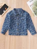  Collar Long Sleeve Casual Kids Clothing 2101