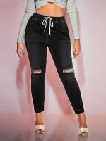 Skinny Dark Wash  Plus Size Denim 4554