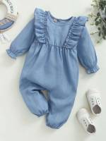 Long Sleeve Plain  Baby Clothing 9403