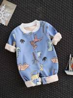  Button Front Long Sleeve Long Baby Clothing 5906