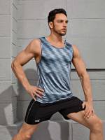  Regular Round Neck Men Sports Tees  Tanks 4963