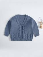  Regular Long Sleeve V neck Toddler Girls Clothing 1064