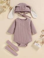 Round Neck  Dusty Pink Baby  Mom 541