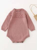  Long Sleeve Round Neck Regular Fit Baby Knitwear 3175