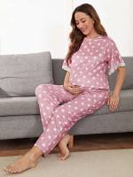  Round Neck Cute Maternity Lingerie  Loungewear 580