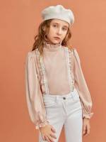 Regular Dusty Pink Plain Girls Clothing 9899