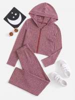  Dusty Pink Hooded Kids Clothing 5360