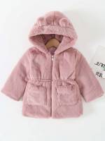  Hooded Dusty Pink Regular Fit Kids Clothing 6835