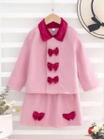  Casual Dusty Pink Kids Clothing 788