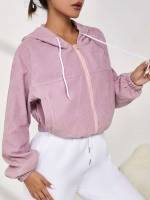  Hooded Plain Dusty Pink Sports 5840