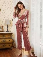  Dusty Pink Women Sleepwear 9369