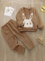 Embroidery Long Sleeve Kids Underwear  Sleepwear 8482