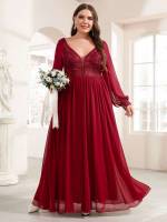  Glamorous Deep V Neck Regular Fit Wedding  Special 561