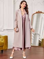 Long Sleeve Dusty Pink Women Outerwear 207