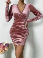 Slim Fit Wrap Mini Women Clothing 6140