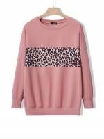 Regular Long Sleeve Casual Plus Size Sweatshirts 858