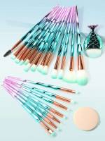  Gold  Makeup Brushes 234