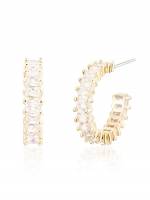  Gold  Fine Earrings 3718