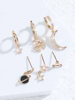  Rhinestone Fashionable Fine Earrings 7535